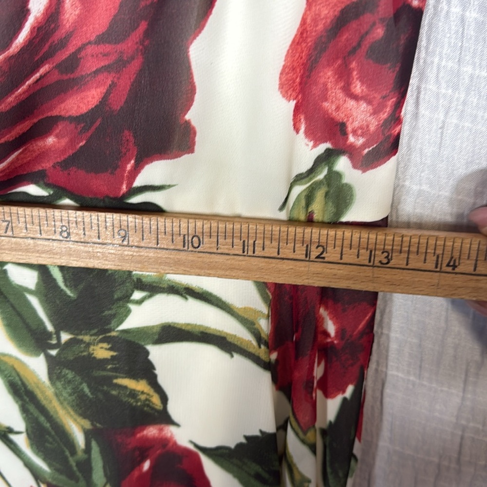 Betsey Johnson Off-Shoulder rose Floral Midi Dress – Size 2 – Gorgeous! - Picture 10 of 12
